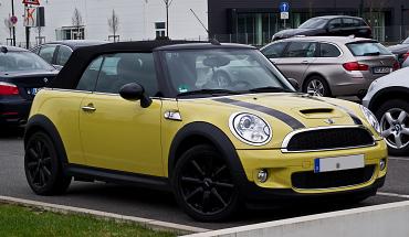mini cooper s cabriolet (r57)     frontansicht, 31. dezember 2012, du  sseldorf