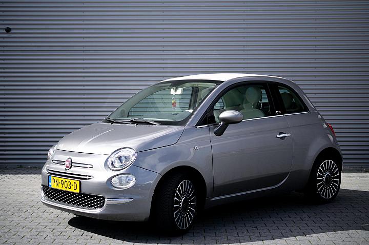 Fiat 500C 0.9 TwinAir Turbo Lounge, Cabrio, Airco, Navigatie, Nieuwe All Season banden