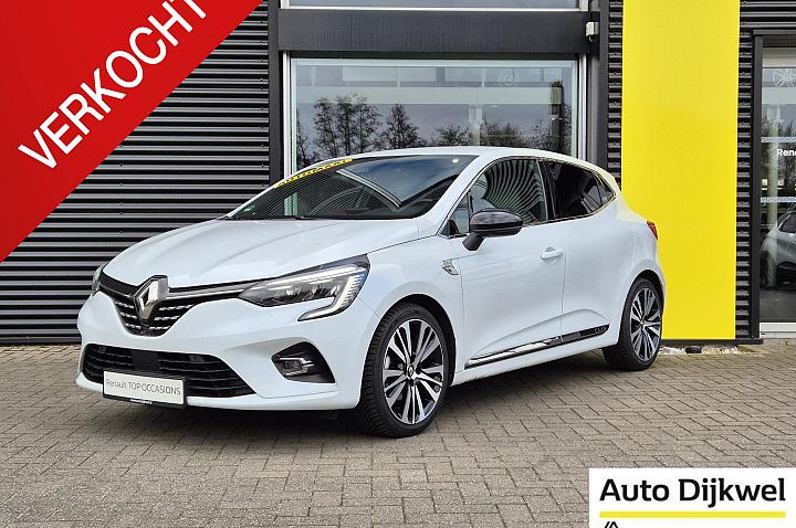 Renault Clio 1.6 E-Tech Hybrid 140 Initiale Paris Topmodel!, Leer, Navi, BOSE audio, Adaptive Cruise, Apple/Andro
