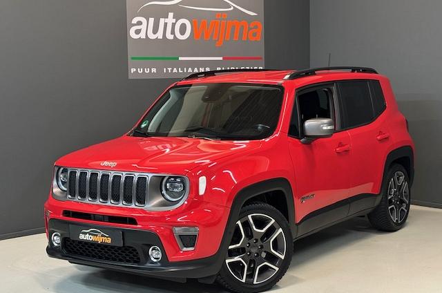 Jeep Renegade 1.3 Turbo 150pk Limited Automaat Afneembare trekhaak, Adaptive cruise, dodehoeksensor