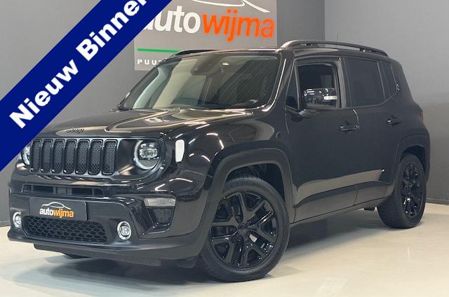 Jeep Renegade 1.3T 150pk DDCT S Automaat (Limited) exterieur volledig zwart Apple carplay, Adaptive cruise, Led ko