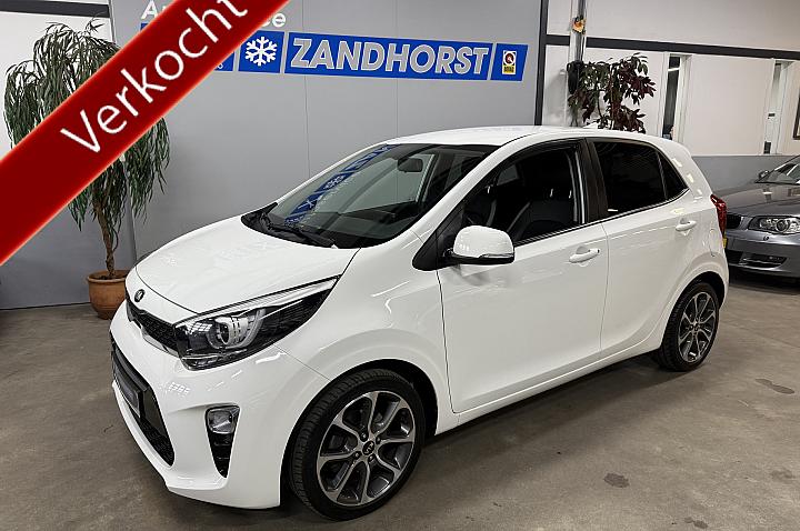 Kia Picanto 1.0 CVVT Design Ed. // Leer // Cruise // Camera // Navi APK TOT 02/2028!!! Verkocht!!!