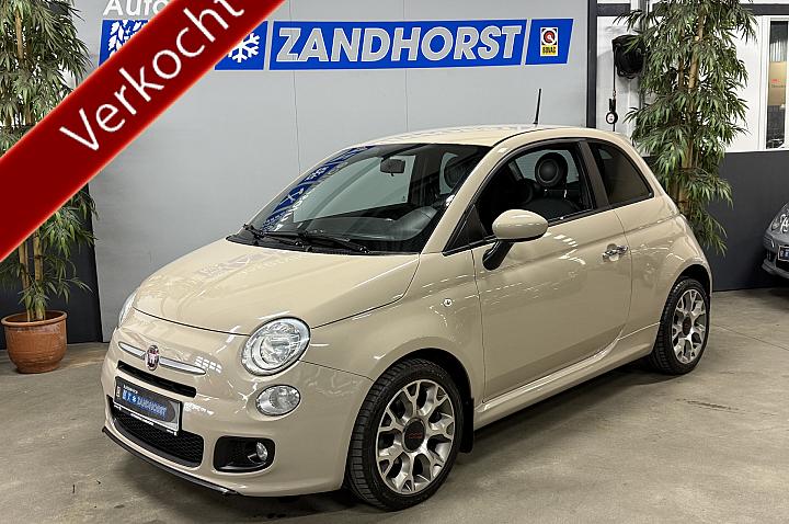 Fiat 500 0.9 TwinAir Turbo 500S // Ecc // Sideskirts // Sport Verkocht!!