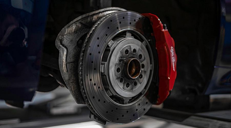 Remschijf met remblok