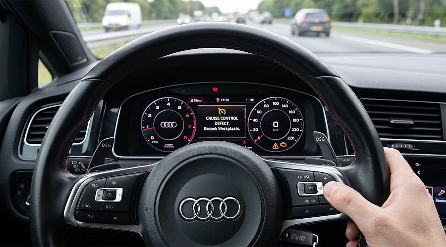 dashboard met defect cruise control melding
